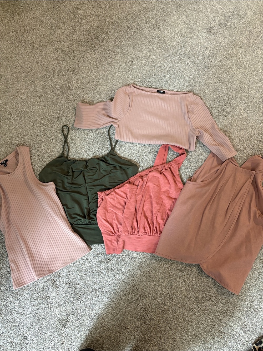 Bundle of 5 express tops tank and tee